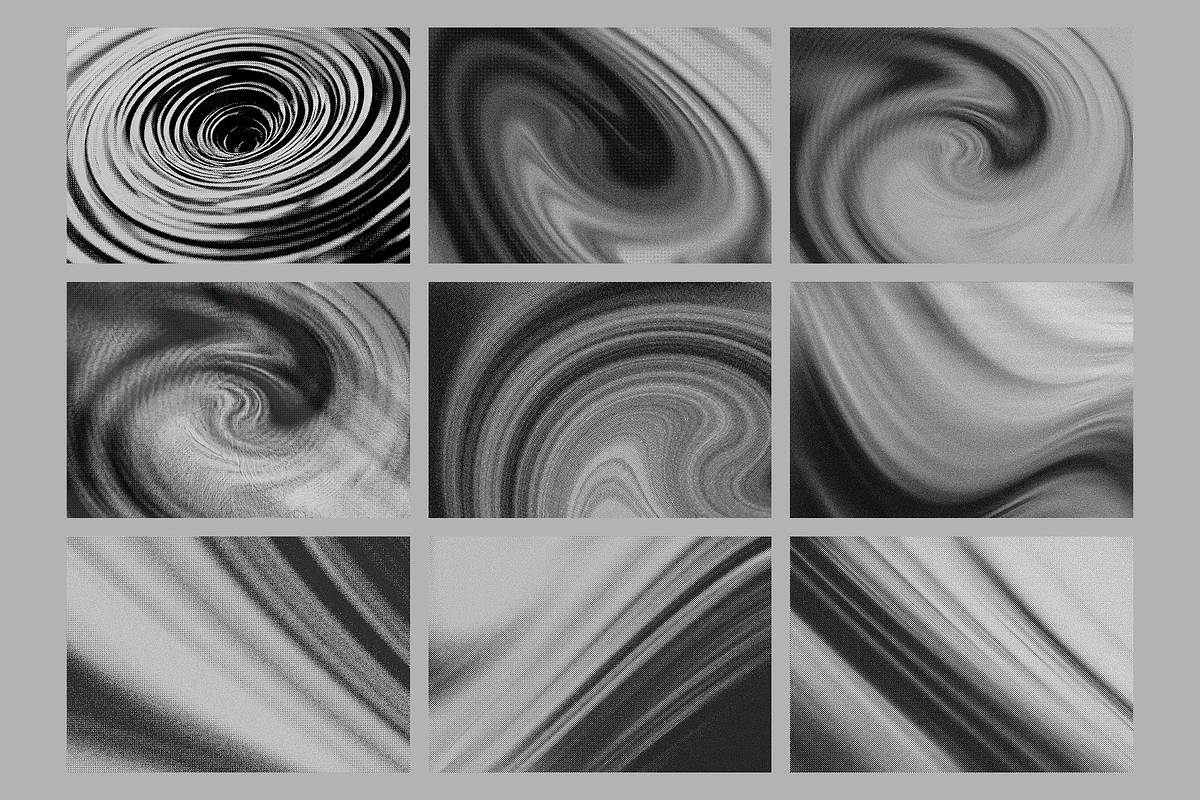 Abstract Swirl & Scanline Textures — 10 JPGs
