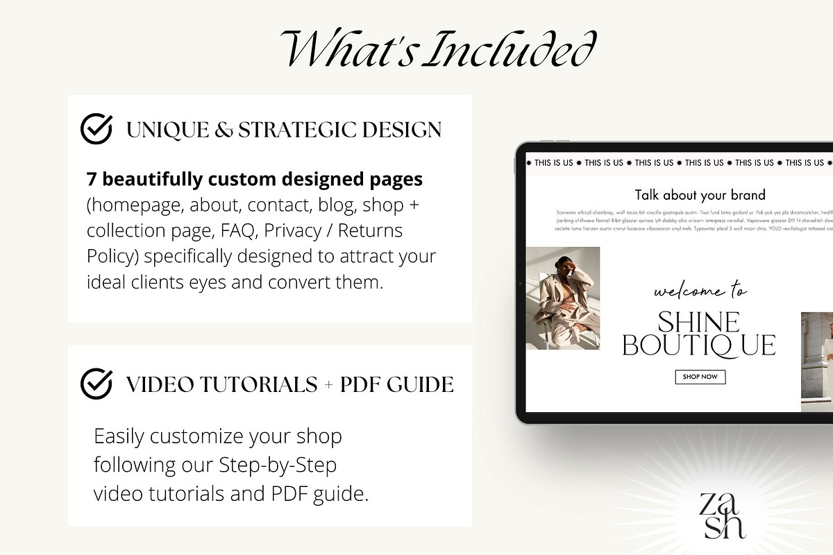 Shine - Minimalist Shopify Theme, a Shopify Template by Studio Zash (Photo 5 of 12)