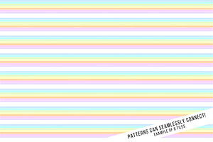 80s & 90s Pastel Shapes Patterns