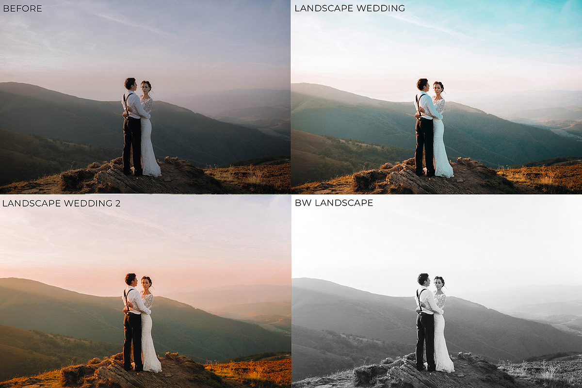20 Wedding Dream Lightroom Presets, an Action Add-On by Olg Store (Photo 5 of 8)