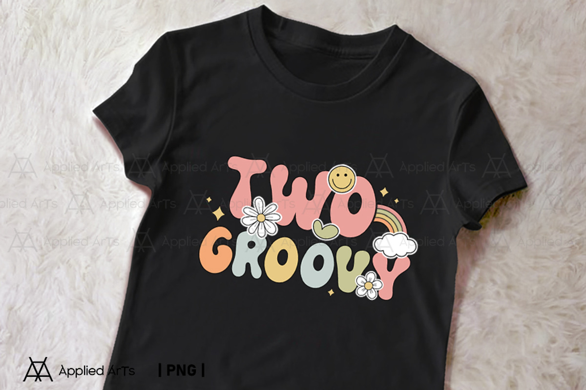 Two Groovy PNG - 2nd Birthday Retro, an Object Graphic by Applied Arts (Photo 3 of 4)