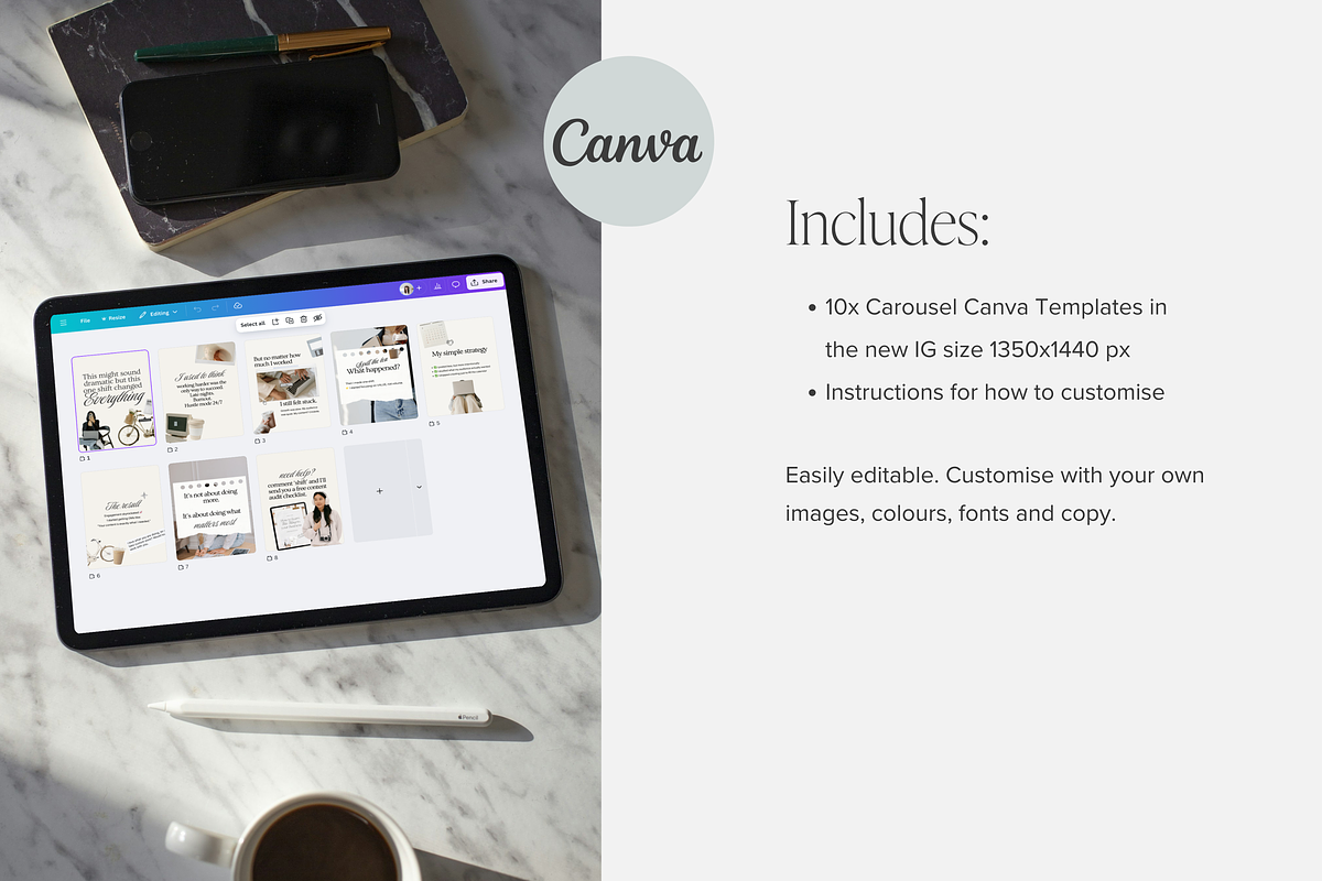 Storytelling Instagram Carousels, a Templates & Theme by Tabitha Emma (Photo 9 of 10)