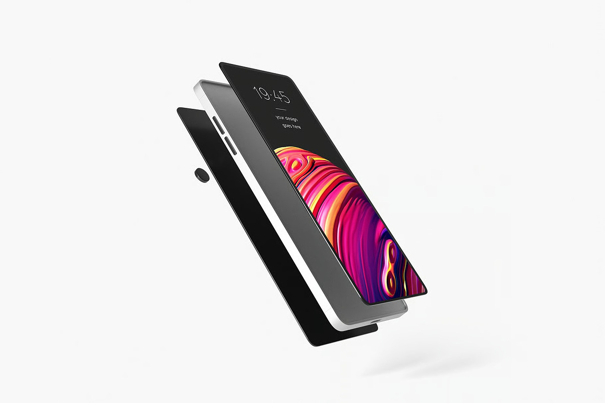 Editable Smartphone Mockup, a Device Mockup by zpackcreative (Photo 1 of 4)