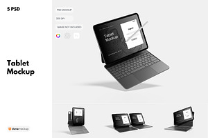 Ipad Pro Mockup Set V1, an iPad Mockup by DSNA Mockup