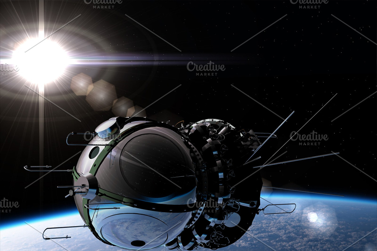 Russian Spaceship Vostok 1, a Cars & Vehicle 3D Model by Mechanik (Photo 2 of 17)