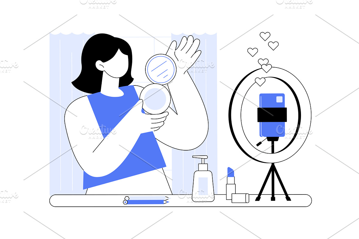 Product review isolated cartoon, a Finance Illustration by Visual Generation