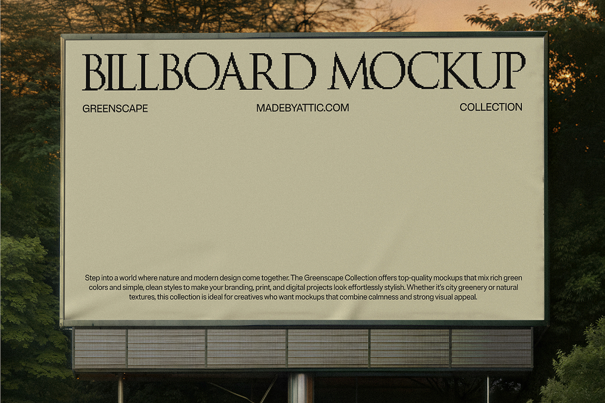 Greenscape 15 Mockup Collection, an Advertising Mockup by Made by Attic (Photo 7 of 8)