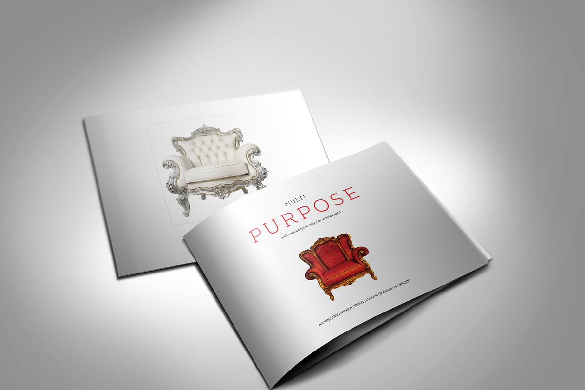 A5 Landscape Template (V.01), a Magazine Template by Shafura (Photo 1 of 5)