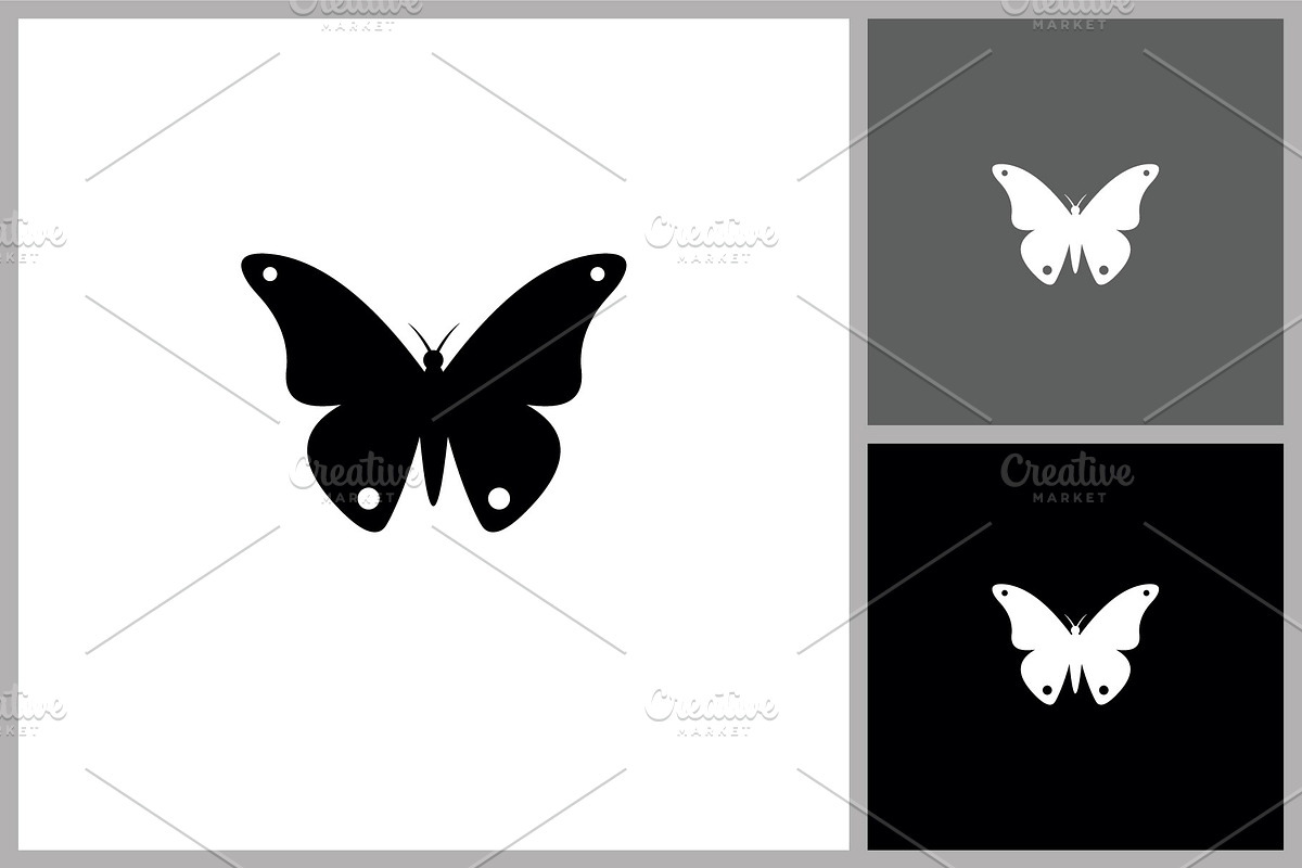 Black Butterfly Silhouette, a Branding & Logo Template by quadrazo (Photo 2 of 2)