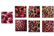 Burgundy and Gold Leopard Digital Pa, an Illustration by Designworld (Thumbnail 2 of 5)