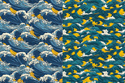Waves of Japan: Seamless Patterns, a Pattern Graphic by TheBlackPixelCo (Thumbnail 7 of 8)