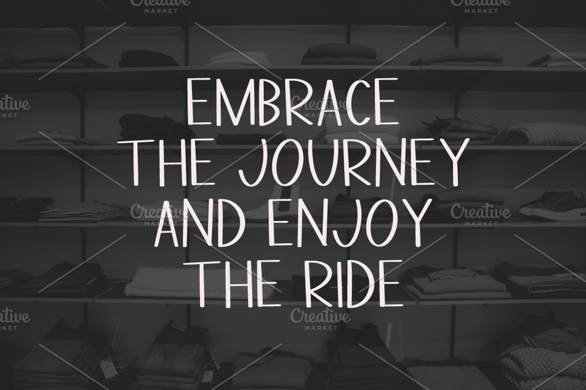 Bargaine Handwritten Font, a Handwritten Font by Artiveko (Photo 9 of 10)