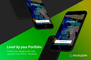 Iphone 7 Mockup Flying Black, an iPhone Mockup by mockuptain (Thumbnail 5 of 7)