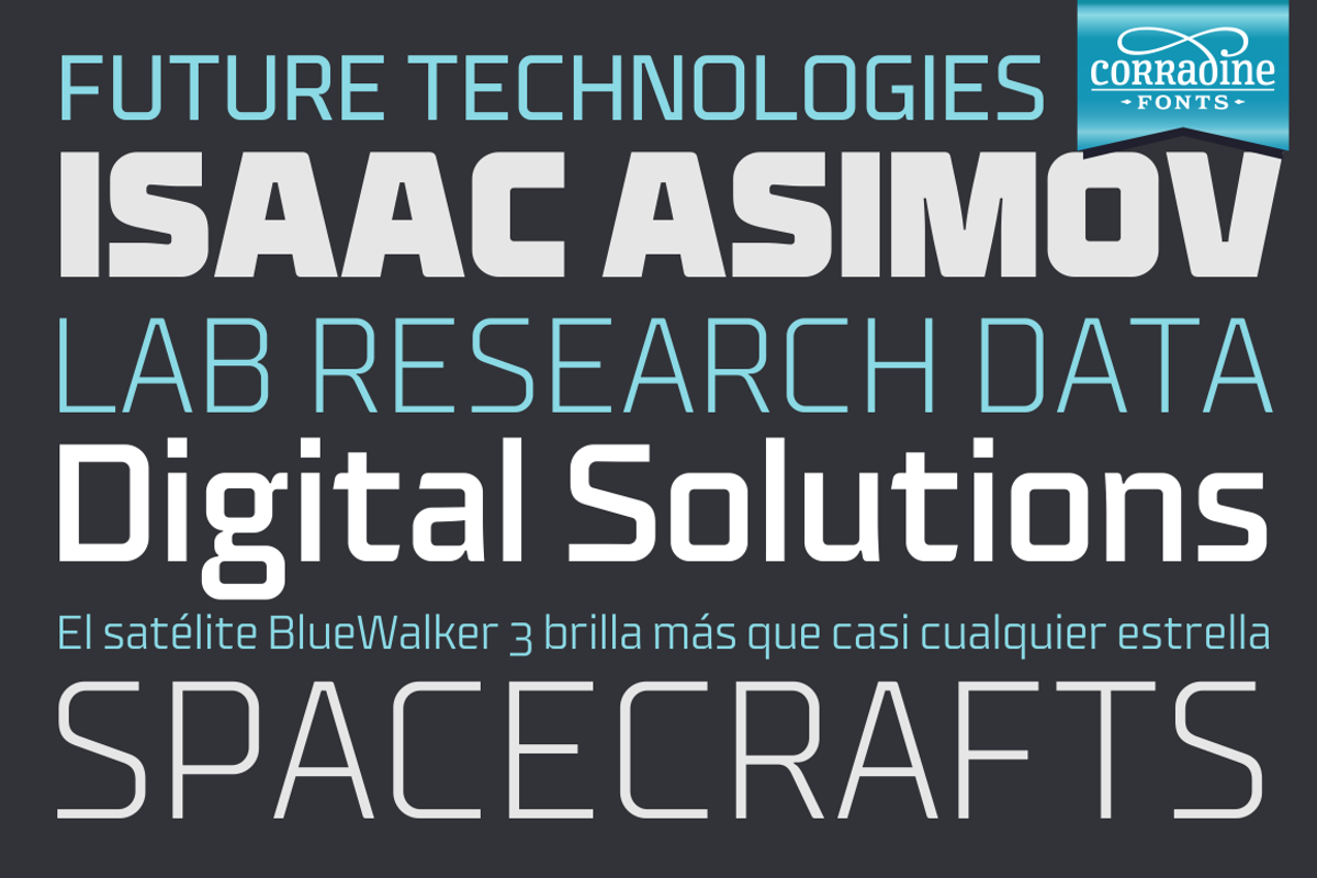 Plasma - NORMAL WIDE, a Sans Serif Font by Corradine Fonts (Photo 4 of 6)