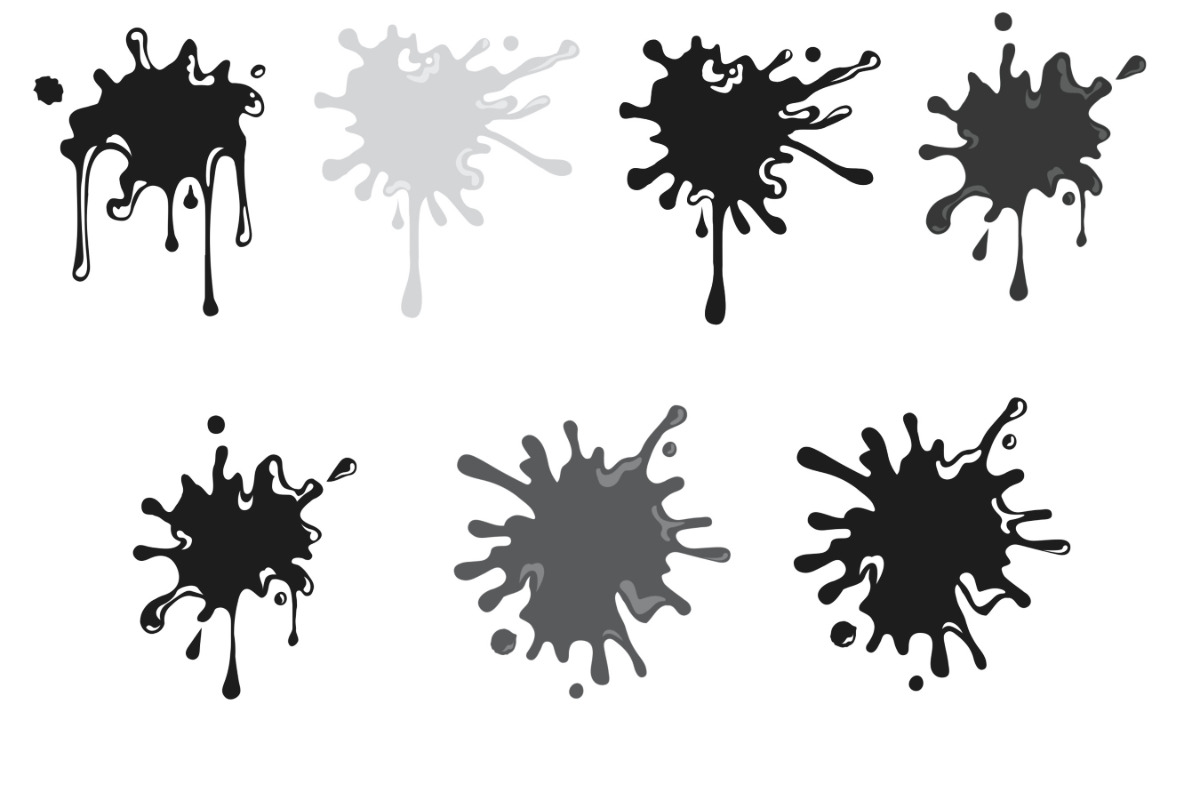 Splash Splatter Marks Set 4 Stamps, a Brush Add-On by Disasterology Ink (Photo 9 of 9)