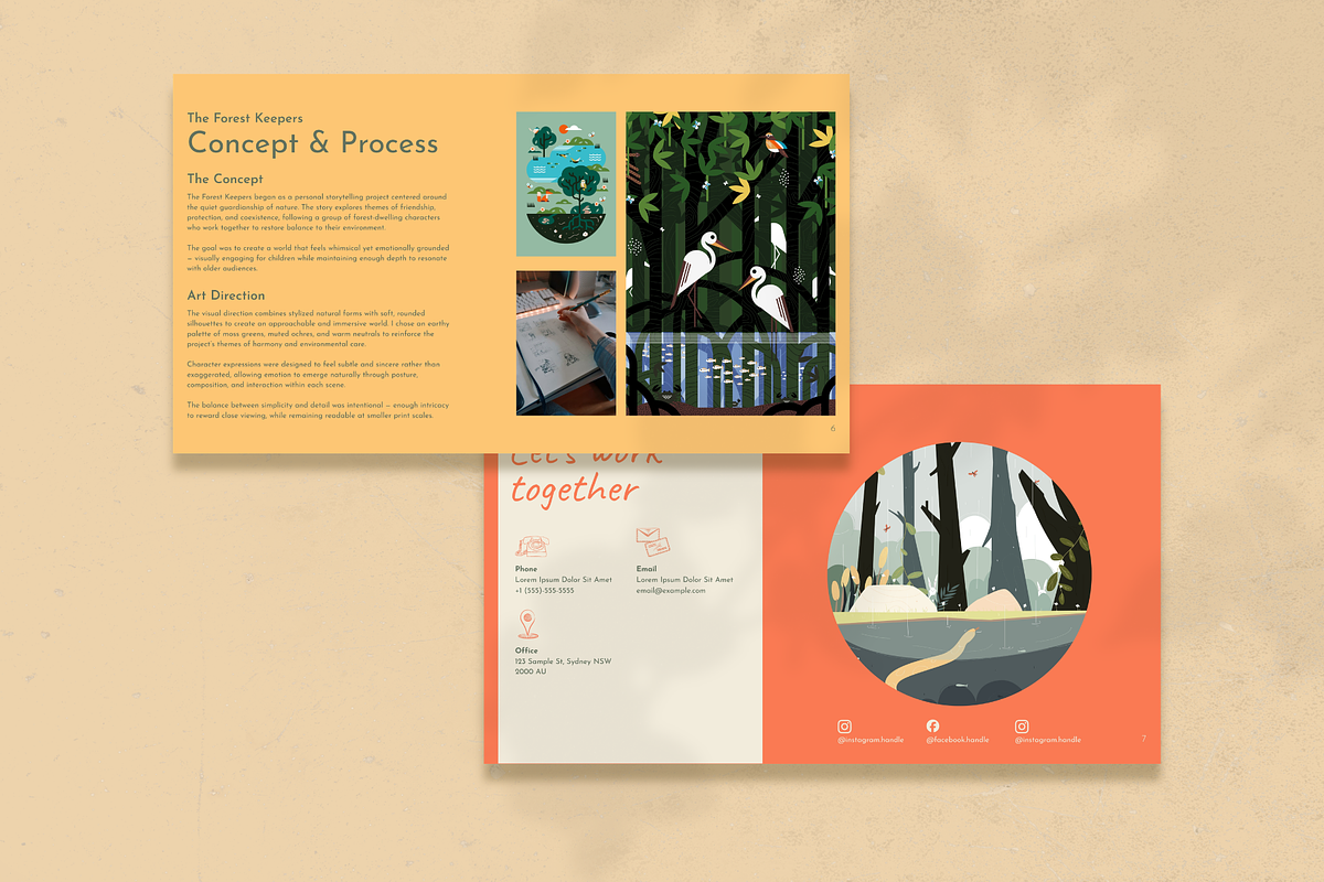 FineGrain | Canva Portfolio Template, a Presentation Template by Designed by Sabb (Photo 6 of 6)