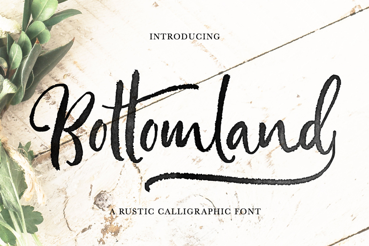 Bottomland • Ink Script
