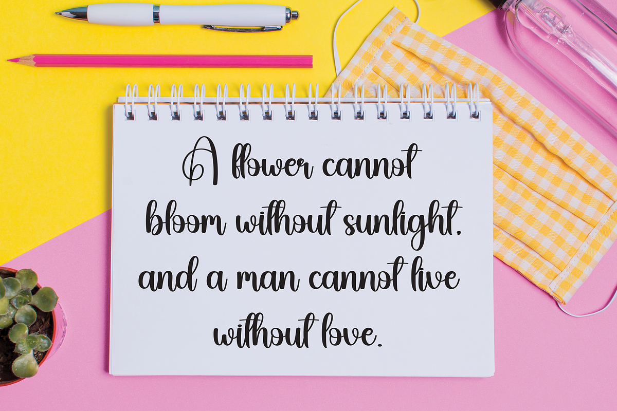 Babyish | Script Font, a Handwritten Font by Scratchones (Photo 4 of 8)
