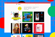 Mono Social Media Kit, a Social Media Template by Amirzhanuly (Thumbnail 9 of 13)