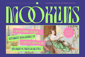 Mooklins Decorative Display Font, a Serif Font by timelesstype.co