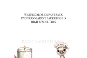 25 Thanksgiving Clipart, an Animal Illustration by Pati Charm Studio (Thumbnail 4 of 8)