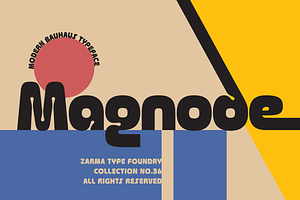 Magnode Modern Geometric Font