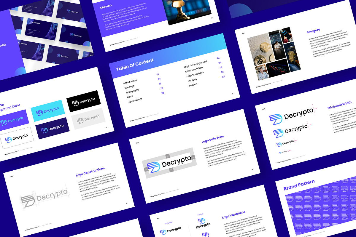 Decrypto Brandguidelines, a Presentation Template by Rukuru Studio (Photo 4 of 7)