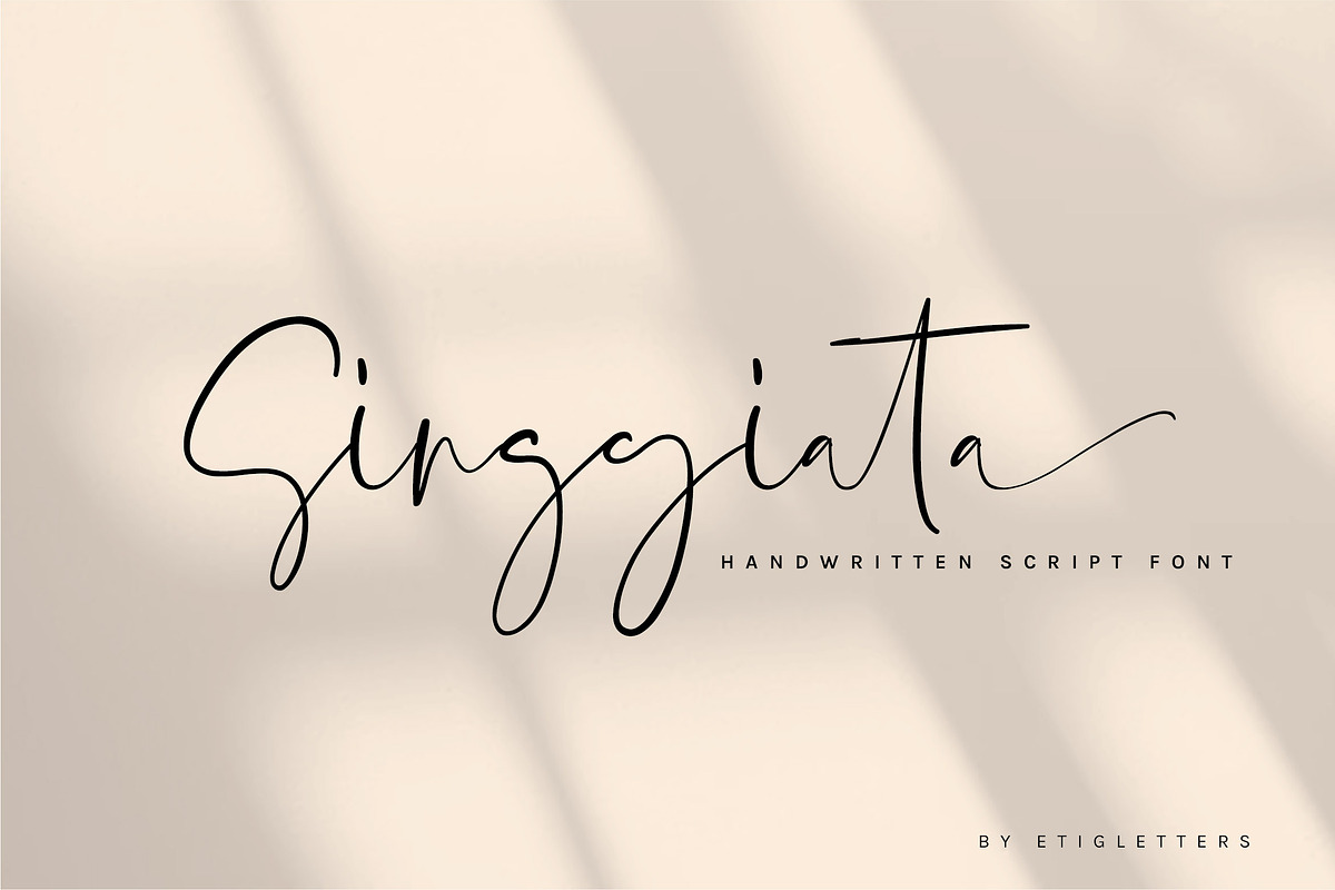 Singgiata Handwritten Font