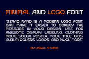 Gerad Nard - Modern Tech Font, a Sans Serif Font by Viswal Studio (Thumbnail 3 of 6)