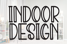 Indoor Design  | Script Font
