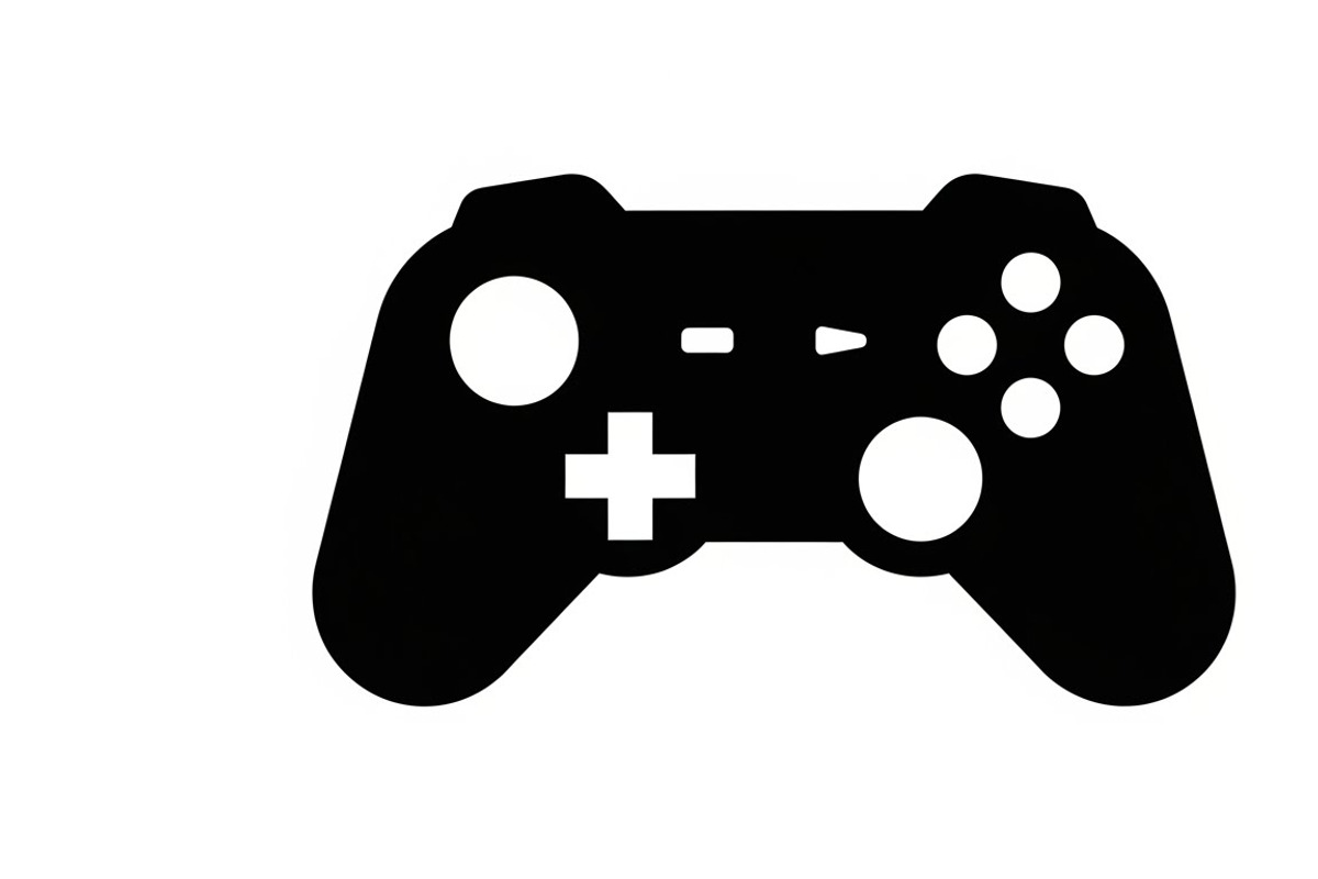 set of gaming controller silhouettes, an Illustration by Amazin_art (Photo 37 of 41)