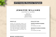 Aesthetic Nurse Resume Template, a Resume Template by ResumeInventor (Thumbnail 1 of 9)