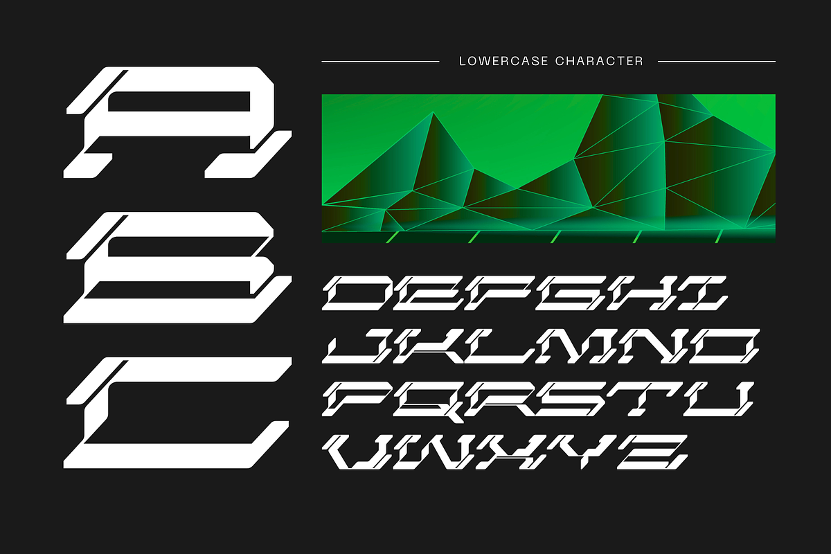 Cuba Technology - Modern Logo Font, a Sans Serif Font by Nirmana Visual (Photo 8 of 10)