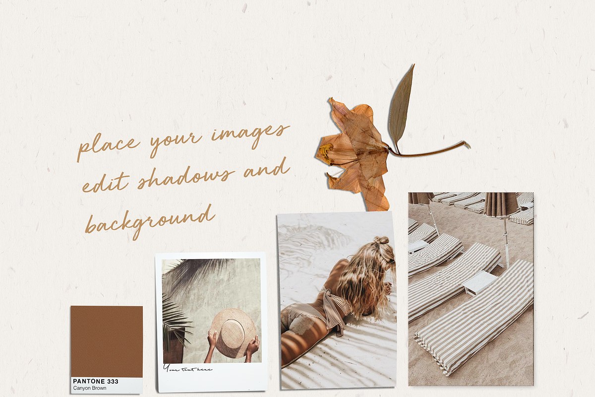 Vintage/Fashion Mood board Mockup, a Product Mockup by ParadiseStore (Photo 2 of 4)