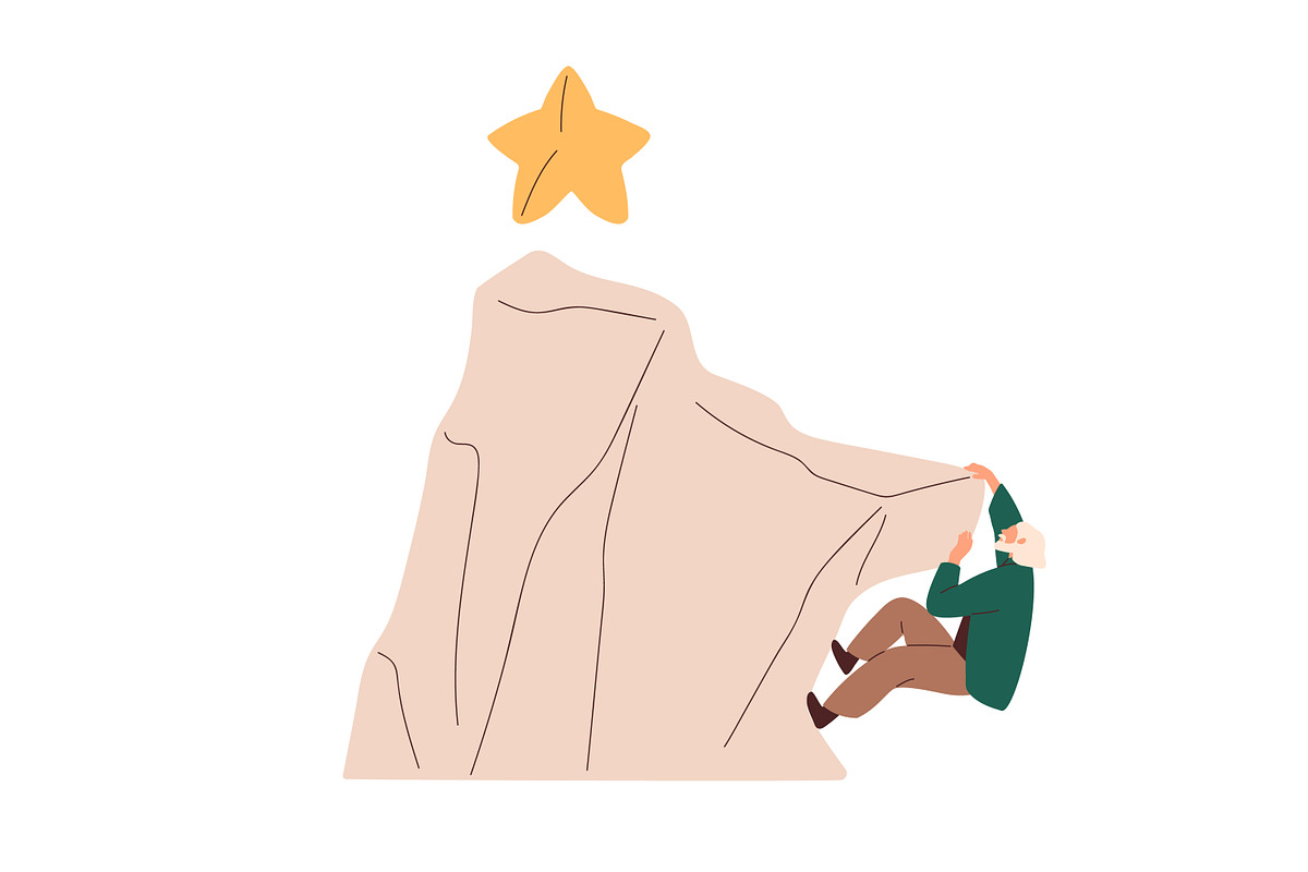 People achieving goals concept set, a Person Illustration by Good Studio (Photo 5 of 7)