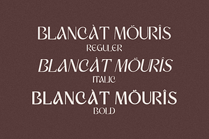 Blancat Mouris Serif