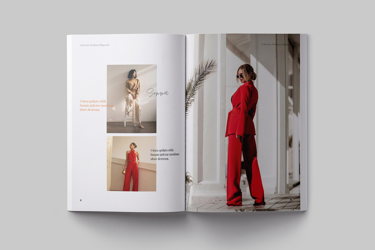 Lifestyle Magazine Template, a Magazine Template by ElvinPrint (Photo 4 of 14)