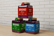 Fruit Jar Jam Mockup, a Packaging Mockup by graphicook (Thumbnail 4 of 4)