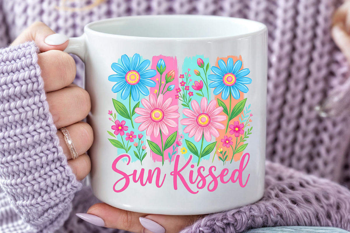 Sun Kissed PNG, Summer Flowers, a Seasonal Illustration by Rose Art (Photo 4 of 4)