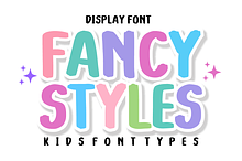 Fancy Styles - Kids Display Font