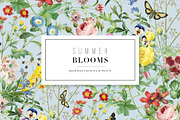 Summer Bloom Seamless Prints & Motif, a Pattern Graphic by TSTUDIO (Thumbnail 1 of 10)