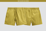 Trainer / shorts mockup, a Bottom Mockup by Barmecide Mockup Studio (Thumbnail 1 of 4)