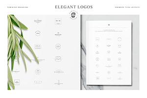 50 Elegant Premade Logo Templates