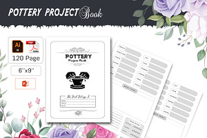 Pottery Project Book, a Stationery Template by design_hut