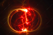 72 Fire Fractal Light Leaks Overlays, a Texture Graphic by Abstract Background (Thumbnail 5 of 5)