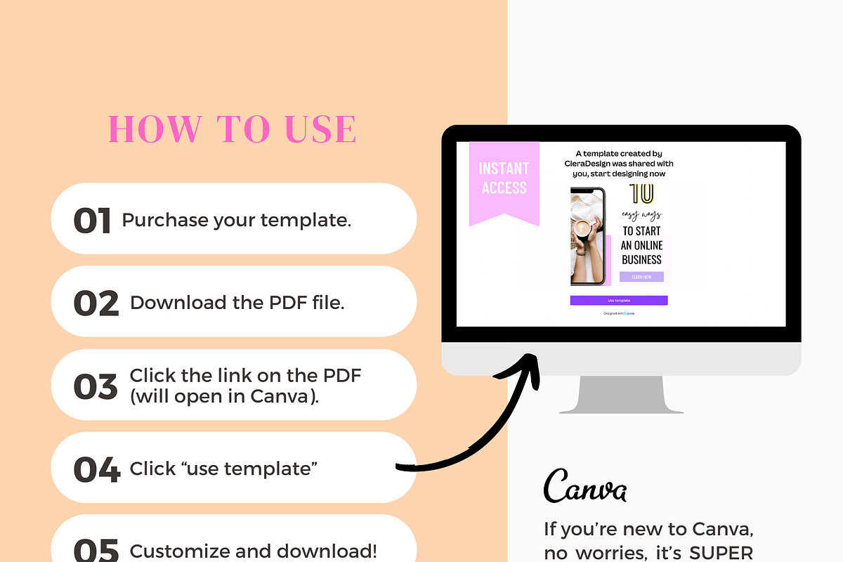 Pinterest Pin Templates Canva, a Social Media Template by Ciera Design Templates (Photo 7 of 7)