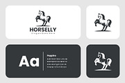 Minimalist Horse Logo Design, a Branding & Logo Template by Artnivora.Std (Thumbnail 2 of 2)