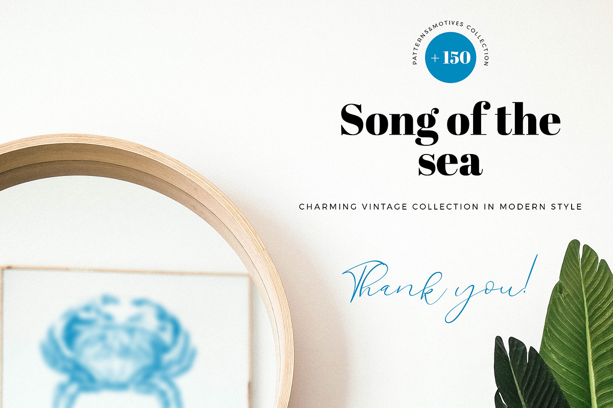 Song of the sea - pattern collection, a Pattern Graphic by Beauty Drops