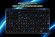 160+ Magic Slash spell Effects, an Object Graphic by Mikel Blazgad (Thumbnail 9 of 12)