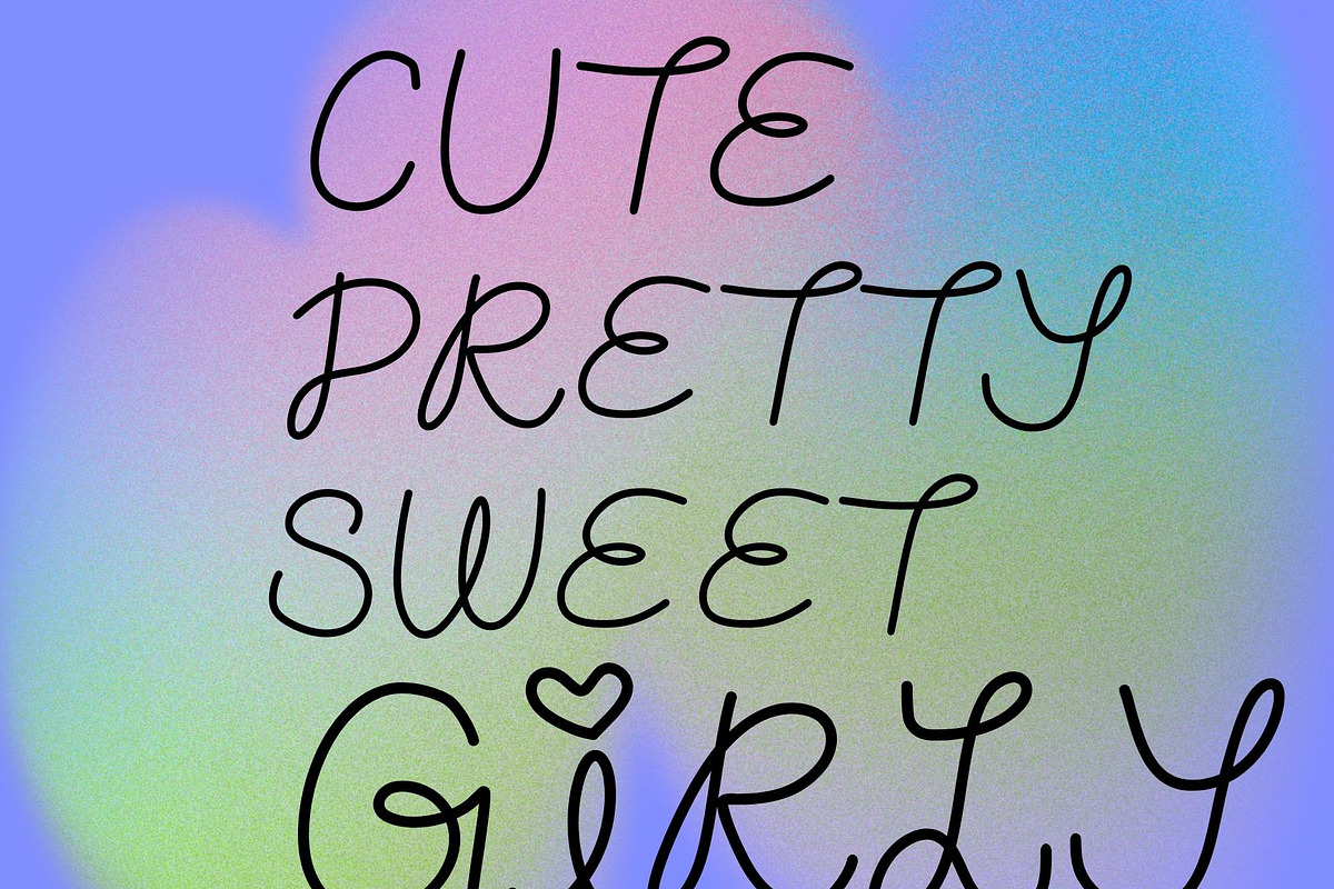 Girly Suburban School Notes, a Handwritten Font by Eryn Rose Design (Photo 8 of 14)